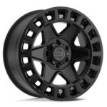 Statusfälgar YORK MATTE BLACK 8x17 jako: 5x114,3 et: 35