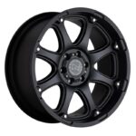 Statusfälgar GLAMIS MATTE BLACK 9x20 jako: 8x165,1 et: 12
