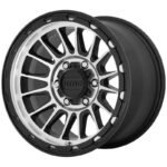 Statusfälgar KM542 IMPACT SATIN BLACK MACHINED 8x17 jako: 5x108 et: 38
