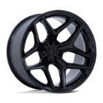Statusfälgar FLUX GLOSS BLACK 9x17 jako: 5x127 et: 1