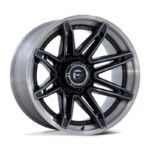 Statusfälgar FC401 BRAWL GLOSS BLACK BRUSHED DARK TINT 10x22 jako: 6x135 et: -18
