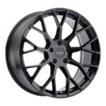 Statusfälgar P2B GLOSS BLACK 7x16 jako: 4x100 et: 40