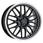 Statusfälgar P4C GLOSS BLACK W/ MACHINED CUT LIP 8x17 jako: 5x112 et: 40