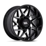 Statusfälgar MO812 TURBINE GLOSS BLACK W/ MACHINED FACE 9x20 jako: 8x180 et: 20