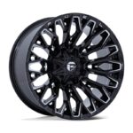 Statusfälgar FC865 STRIKE GLOSS BLACK MILLED 10x22 jako: 8x165,1 et: -18