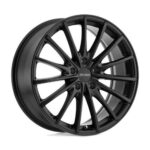 Statusfälgar P3A MATTE BLACK 8x17 jako: 5x100 et: 35