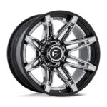 Statusfälgar FC401 BRAWL CHROME W/ GLOSS BLACK LIP 10x20 jako: 8x170 et: -18