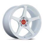 Statusfälgar MR159 BATTLE V MATSURI WHITE PEARL W/ MACHINED LIP 8.5x18 jako: 5x100 et: 30