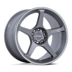 Statusfälgar MR159 BATTLE V GUNZILLA W/ MACHINED LIP STRIPE 8.5x18 jako: 5x114,3 et: 22