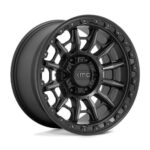 Statusfälgar KM547 CARNAGE SATIN BLACK W/ GRAY TINT 9x17 jako: 5x127 et: 0