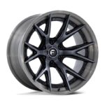 Statusfälgar FC402 CATALYST GLOSS BLACK BRUSHED DARK TINT 10x22 jako: 8x180 et: -18