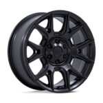 Statusfälgar MO813 MASON MATTE BLACK 8.5x17 jako: 6x139,7 et: 0