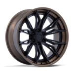 Statusfälgar FC404 MUTINY MATTE BLACK W/ GLOSS BRONZE LIP 9.5x22 jako: 6x135 et: 20