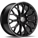 Statusfälgar EXPERT Black Glossy Lip Polished 8x19 jako: 5x112 et: 35