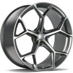 Statusfälgar Fancy Anthracite Front Polished 9x20 jako: 5x112 et: 30