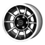 Statusfälgar VN47 Satin Black Machined 7x15 jako: 5x114,3 et: 0