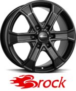 BROCK RC31 Satin Black Matt 7x17 jako: 6x130 et: 40