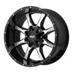 Statusfälgar MO970 Gloss Black Machined Face 9x18 jako: 5x114,3 et: 18