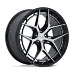 Statusfälgar NC286 RIVIERA GLOSS BLACK W/ MACHINED FACE 10.5x20 jako: 5x120 et: 38