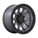 Statusfälgar CALICO MATTE GUNMETAL W/ MATTE BLACK LIP 8.5x17 jako: 5x114,3 et: 34