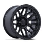 Statusfälgar FC881 SURGE MATTE BLACK W/ GLOSS BLACK LIP 10x20 jako: 6x139,7 et: -18