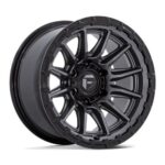 Statusfälgar FC866 PISTON MATTE GUNMETAL W/ GLOSS BLACK LIP 8.5x17 jako: 6x139,7 et: 25