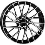 Statusfälgar GP11 Black Polished 8x18 jako: 5x108 et: 45