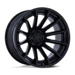 Statusfälgar FC403 BURN MATTE BLACK W/ GLOSS BLACK LIP 12x22 jako: 6x139,7 et: -44