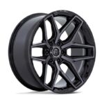 Statusfälgar FLUX GLOSS BLACK BRUSH FC GRAY DDT 9x20 jako: 6x139,7 et: 20