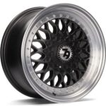 Statusfälgar SV-E Matt Black Lip Polished 7x15 jako: 4x100/114,3 et: 30