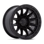 Statusfälgar FC866 PISTON BLACKOUT W/ GLOSS BLACK LIP 8.5x17 jako: 6x139,7 et: 25