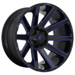 Statusfälgar FC644 GLOSS BLACK BLUE TINTED CLEAR 10x20 jako: 5x114,3/127 et: -18