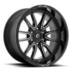 Statusfälgar D761 CLASH GLOSS BLACK MILLED 10x20 jako: 6x139,7 et: -18