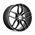 Statusfälgar P5C GLOSS BLACK W/ MACHINED FACE 8x17 jako: 5x114,3 et: 40