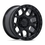 Statusfälgar FC908 PUMA MATTE BLACK W/ GLOSS BLACK LIP 9x17 jako: 5x127 et: -12
