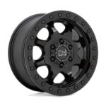 Statusfälgar VENTURE BEADLOCK MATTE BLACK 8x17 jako: 6x130 et: 38