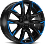 RONAL R71 Jet Black Matt Blue Tinted Mat 9.5x21 jako: 5x112 et: 37