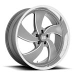 Statusfälgar U133 DESPERADO ANTHRACITE MILLED DIAMOND CUT LIP 9.5x20 jako: 5x127 et: 1