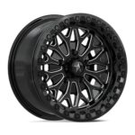 Statusfälgar MA53 BOLO UTV BEADLOCK GLOSS BLACK MILLED 7x15 jako: 4x137 et: 10