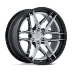 Statusfälgar FC408 FLIGHT CHROME W/ GLOSS BLACK LIP 9.5x22 jako: 6x135 et: 20