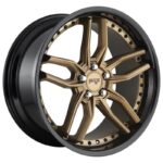 Statusfälgar NC195 MATTE BRONZE BLACK BEAD RING 10.5x20 jako: 5x115 et: 20
