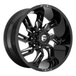 Statusfälgar D747 LOCKDOWN GLOSS BLACK MILLED 10x20 jako: 6x139,7 et: -18