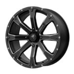 Statusfälgar MA42 Satin Black Milled 7x18 jako: 4x137 et: 10