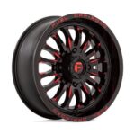 Statusfälgar D822 ARC UTV GLOSS BLACK MILLED RED 7x20 jako: 4x137 et: 13