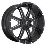 Statusfälgar FC610 GLOSS BLACK MILLED 9.5x22 jako: 6x135/139,7 et: 20