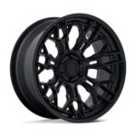 Statusfälgar FC409 HIVE MATTE BLACK W/ GLOSS BLACK LIP 10x22 jako: 6x139,7 et: -18