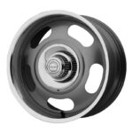 Statusfälgar VN506 Mag Gray Center Polished Lip 9x17 jako: 5x120,65/127 et: 12