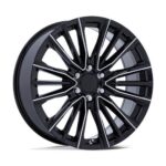 Statusfälgar PR223 GLOSS BLACK MILLED 10x24 jako: 6x139,7 et: 28