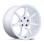 Statusfälgar RC208 BPU GLOSS WHITE 9.5x18 jako: 5x114,3 et: 25